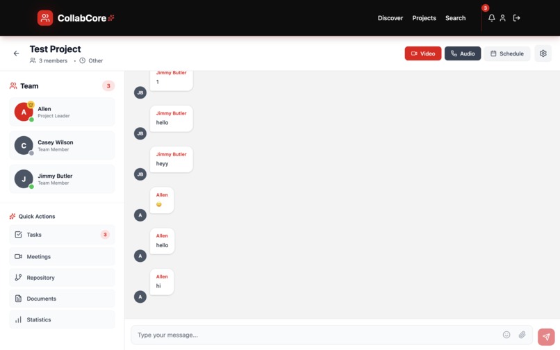 CollabCore – screenshot 5