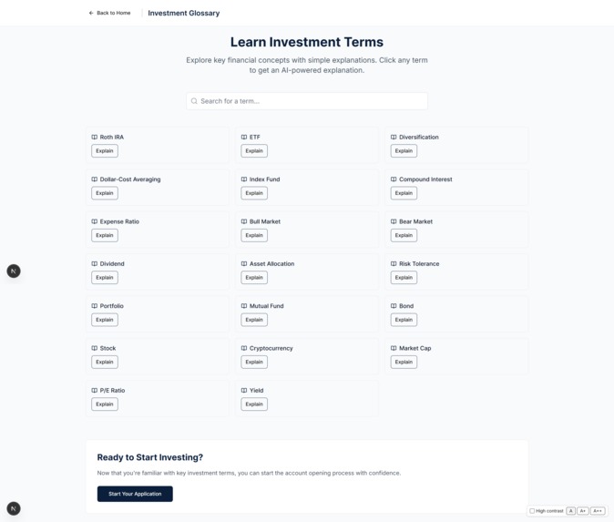InvestIQ – screenshot 1