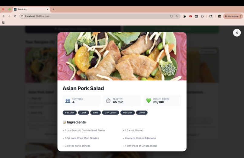 MyFridge – screenshot 5