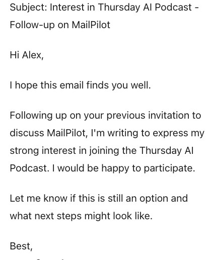 MailPilot – screenshot 2