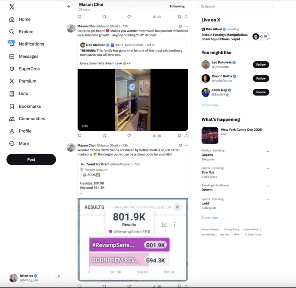 AVAX (AI Viral Agency on X) – screenshot 1
