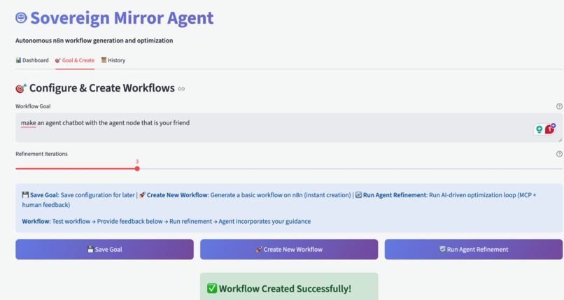 Sovereign Mirror Agent  – screenshot 1
