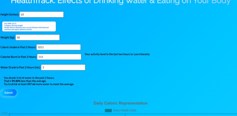 HealthTrack – screenshot 2