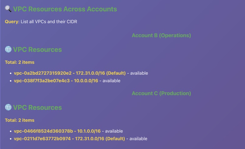 MV AWS MultiAgent – screenshot 5
