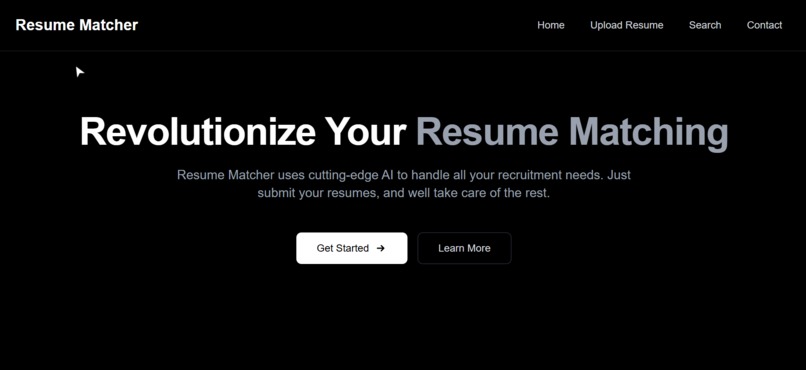 Resume Matcher – Smart AI Hiring Assistant – screenshot 1