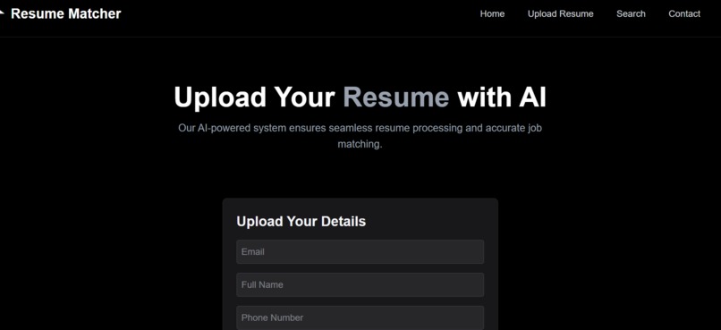 Resume Matcher – Smart AI Hiring Assistant – screenshot 2