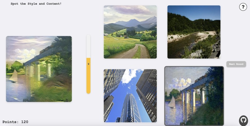 styletransfergame – screenshot 1