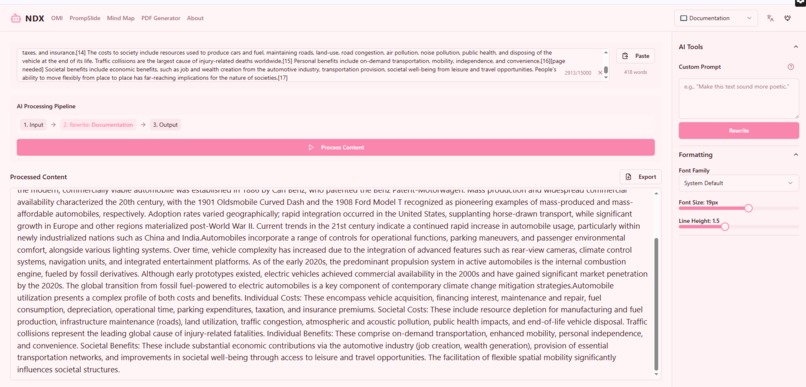 NDX (NoteDoX) – screenshot 1