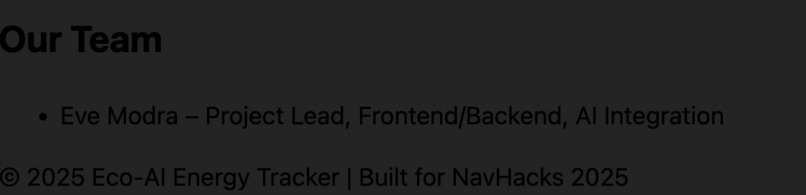 Eco-AI Energy Tracker – screenshot 4