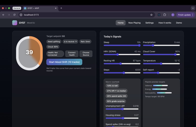 GYST – screenshot 1