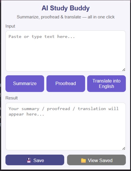 AI STUDY BUDDY – screenshot 2