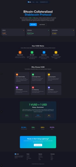 Volta USD (vUSD) – screenshot 2