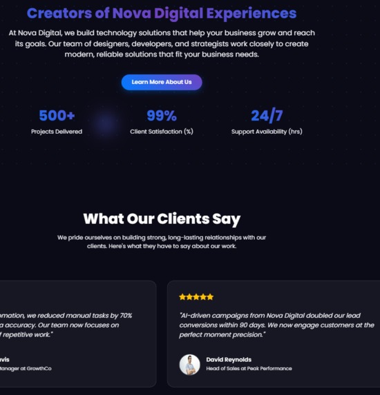 Nova Digital – screenshot 3