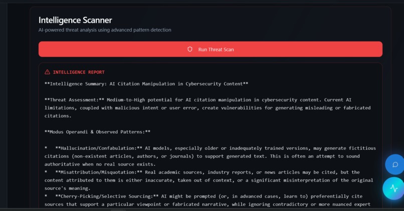 CyberGuardian AI – AI Citation & GEO Dashboard – screenshot 6