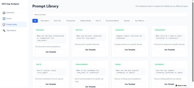 ReimagineGEO — AI Visibility Tracker – screenshot 5