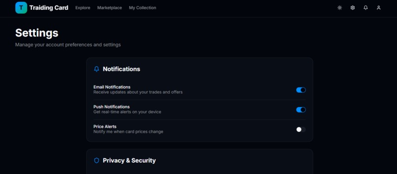 TraidingCard – screenshot 3