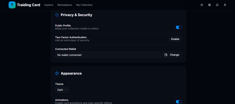 TraidingCard – screenshot 4