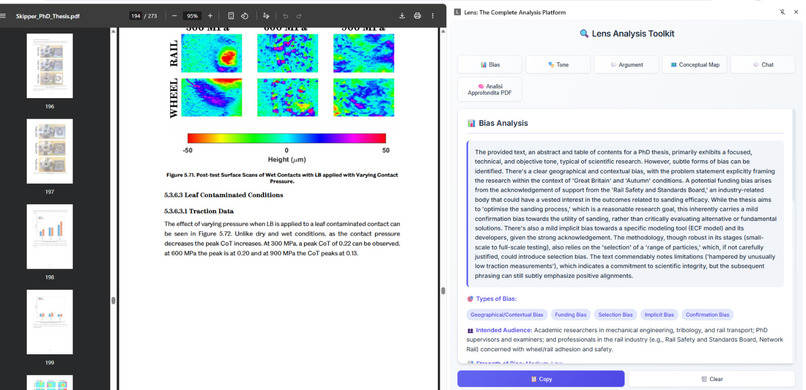 Lens: The Complete Analysis Platform – screenshot 2