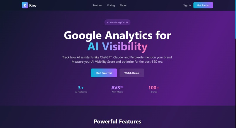 GeoSense: Discover How AI Sees Your Brand – screenshot 1