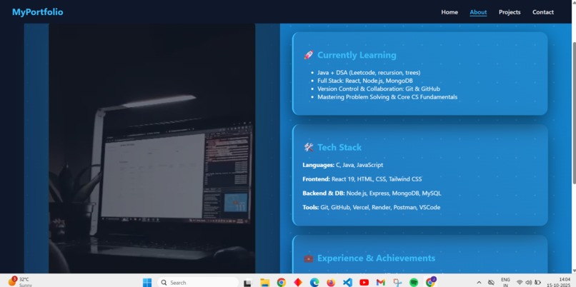 personal-portfolio – screenshot 3