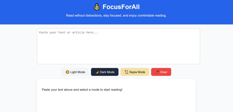 FocusForAll – screenshot 1