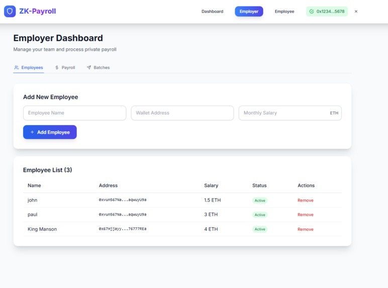 ZK-Payroll – screenshot 1