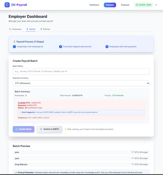ZK-Payroll – screenshot 2