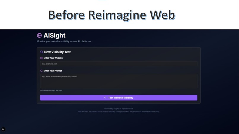 AISight – screenshot 2