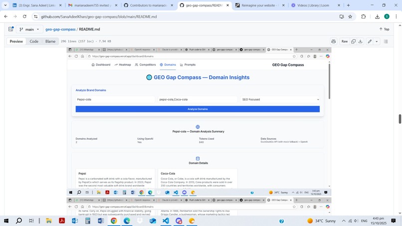 "GEO Gap Compass" – screenshot 6