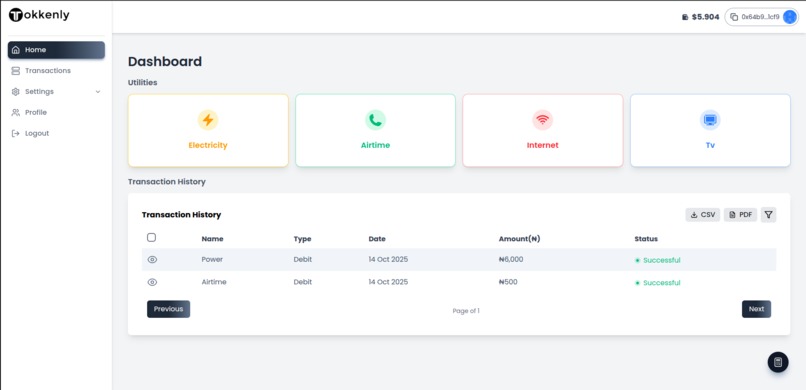 Tokkenly – screenshot 2
