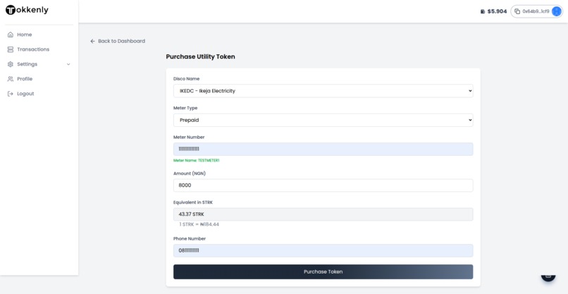 Tokkenly – screenshot 3