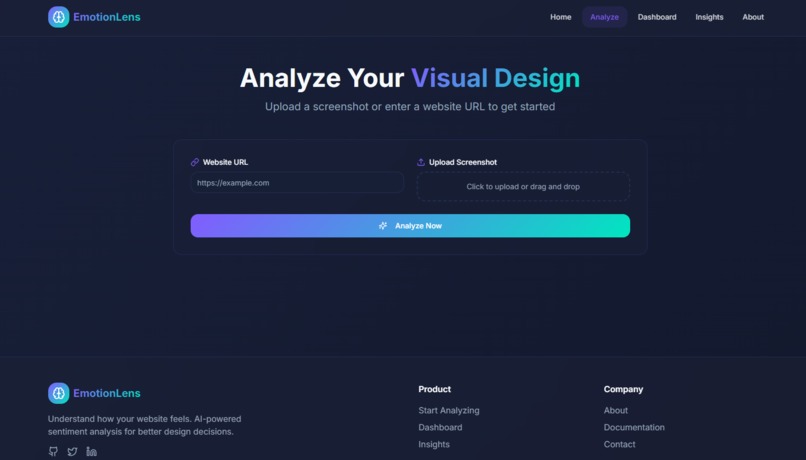 EmotionLens – AI-Powered Visual Sentiment Analyzer – screenshot 2