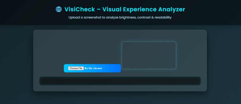 VisiCheck – Visual Experience Analyzer – screenshot 1