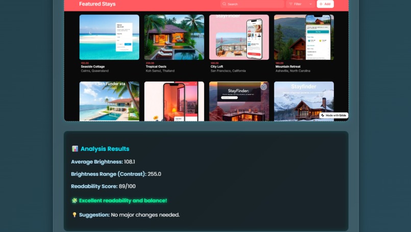 VisiCheck – Visual Experience Analyzer – screenshot 2