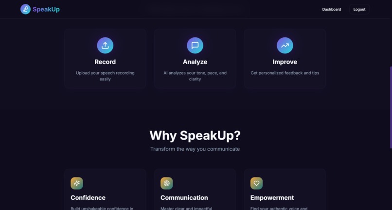 SpeakUp – screenshot 2