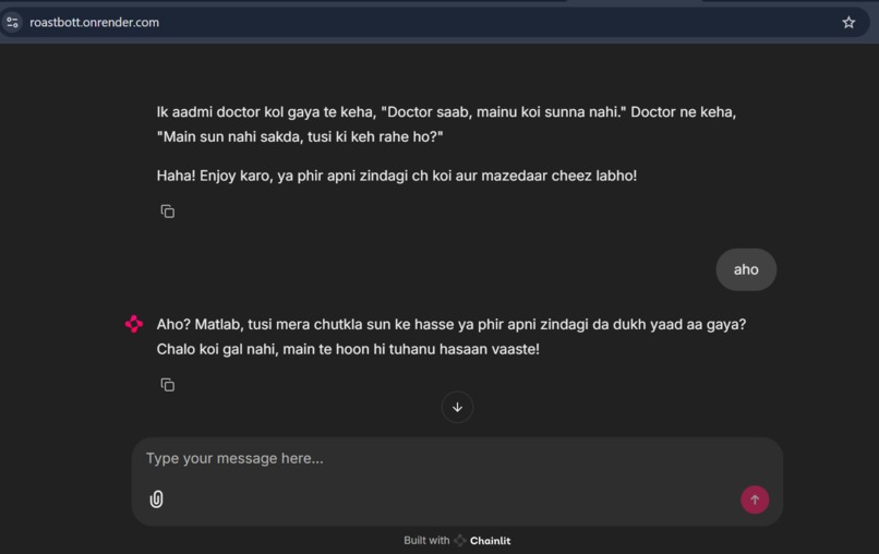 Roastboat – screenshot 1