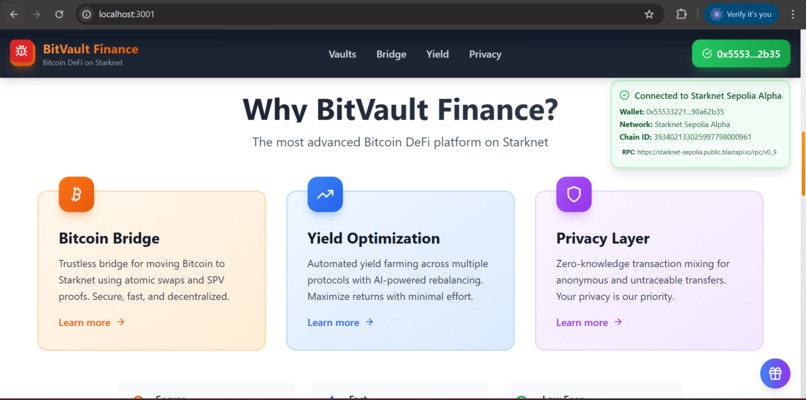 BitVault Finance – screenshot 8