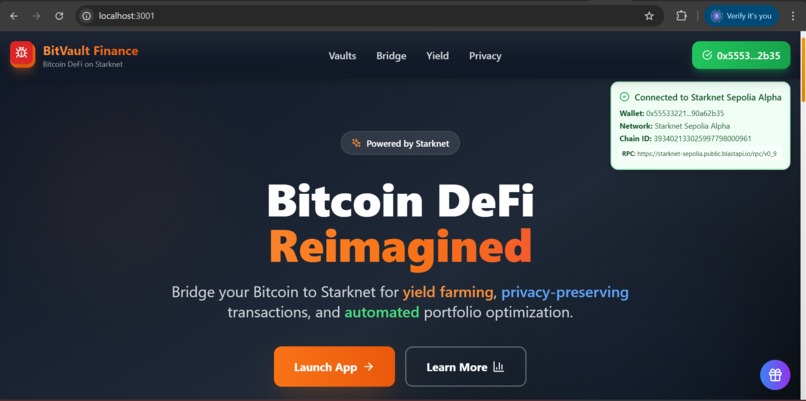 BitVault Finance – screenshot 9