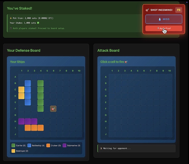ZK Bitcoin Battleship – screenshot 5