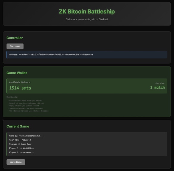 ZK Bitcoin Battleship – screenshot 6