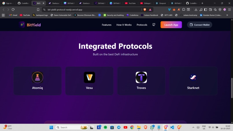 BitYield Protocol – screenshot 3