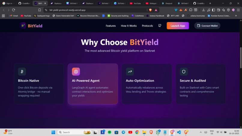 BitYield Protocol – screenshot 4