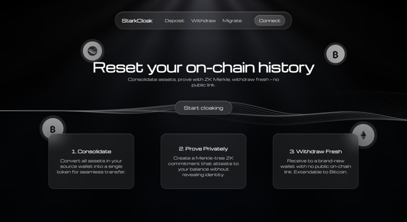 StarkCloak – screenshot 1