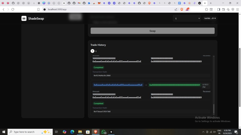 Shadeswap – screenshot 3