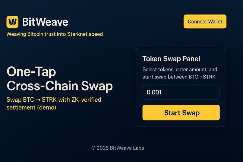 Weaving Bitcoin trust into Starknet speed. – screenshot 1