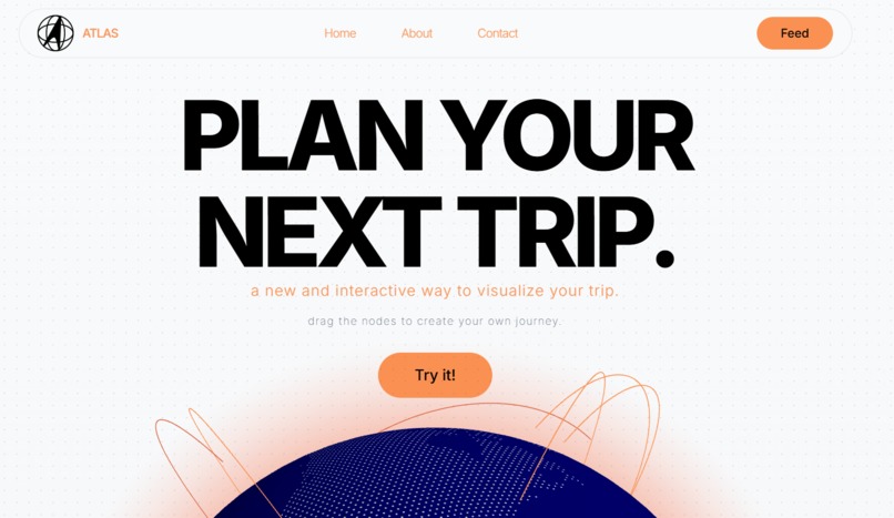 Atlas ( 2nd Place @ Marriott Codefest) – screenshot 1