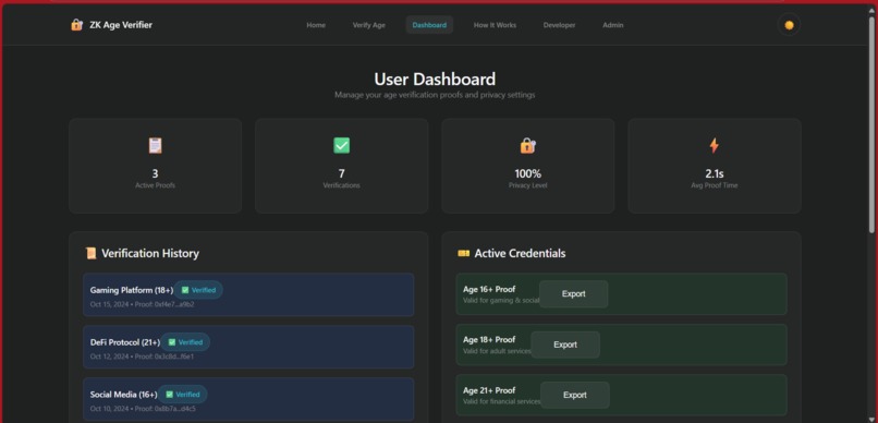 ZK Age Verifier – screenshot 2
