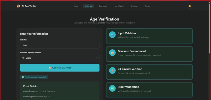 ZK Age Verifier – screenshot 5