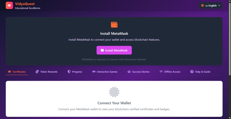 VidyaQuest – screenshot 1