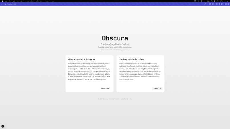 Obscura – screenshot 1